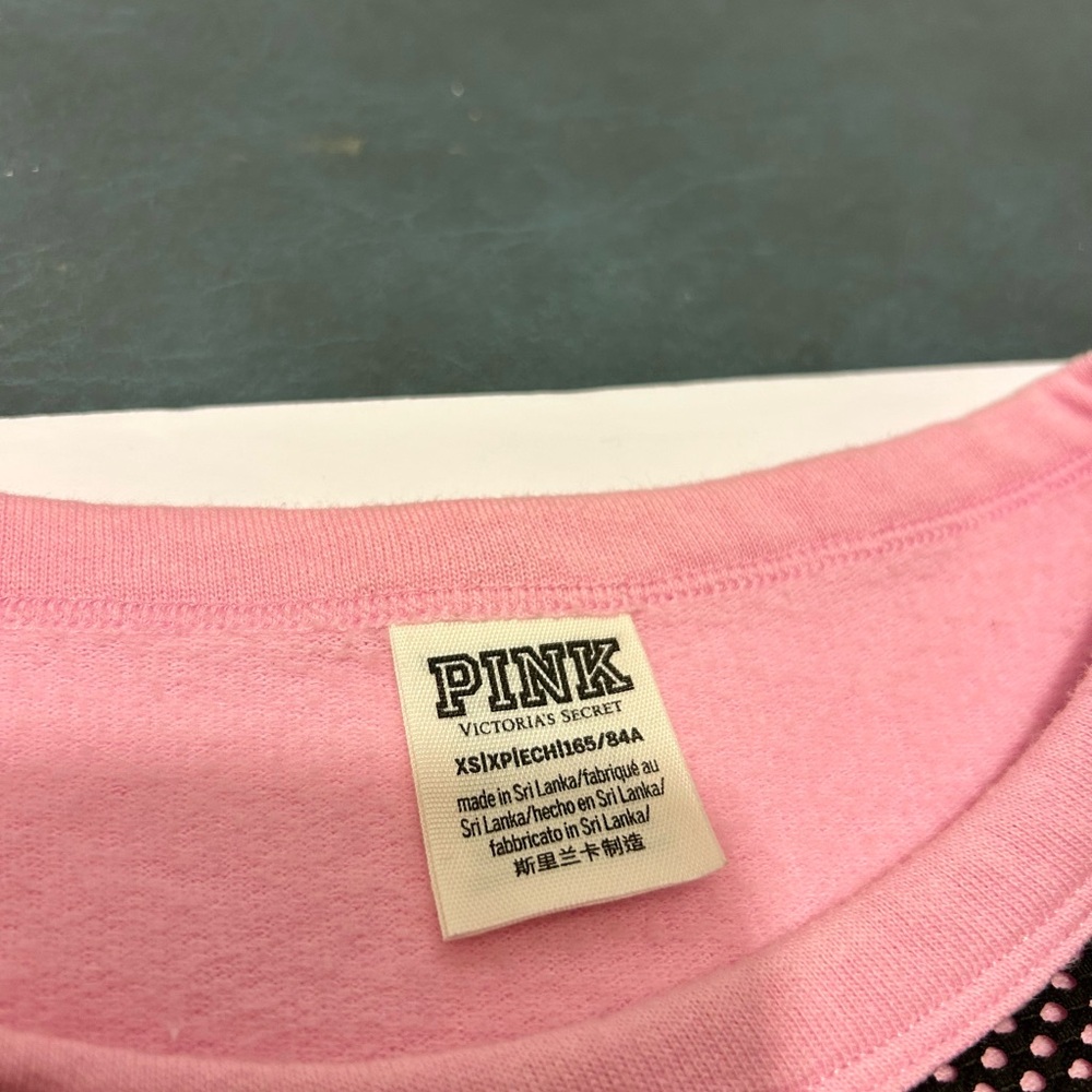 Pink VICTORIA'S SECRET  Sweatshirt.  Pink Nation Sweatshirt. Women’s XS. Comfy - Picture 13 of 13
